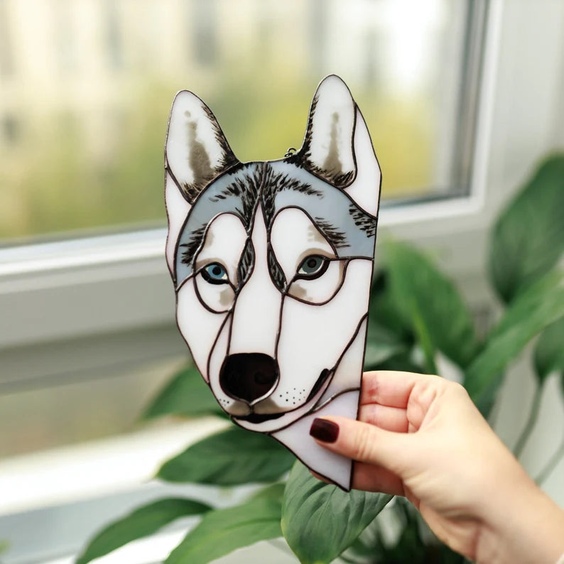 Husky Dog Suncatcher
