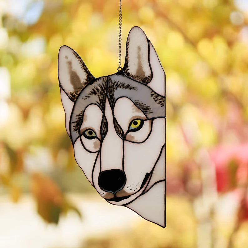 Husky Dog Suncatcher