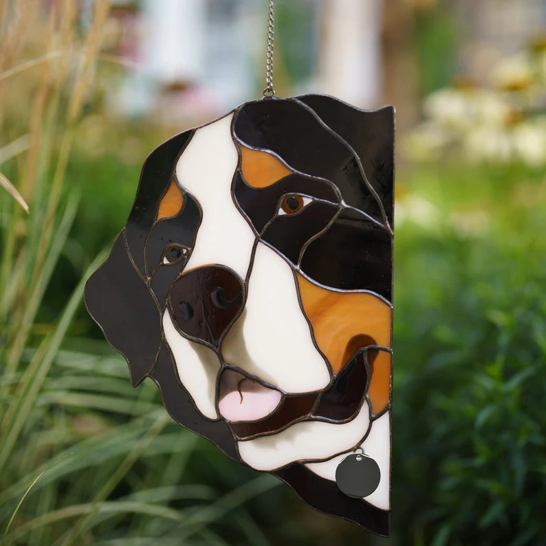 Bernese Mountain Dog Suncatcher