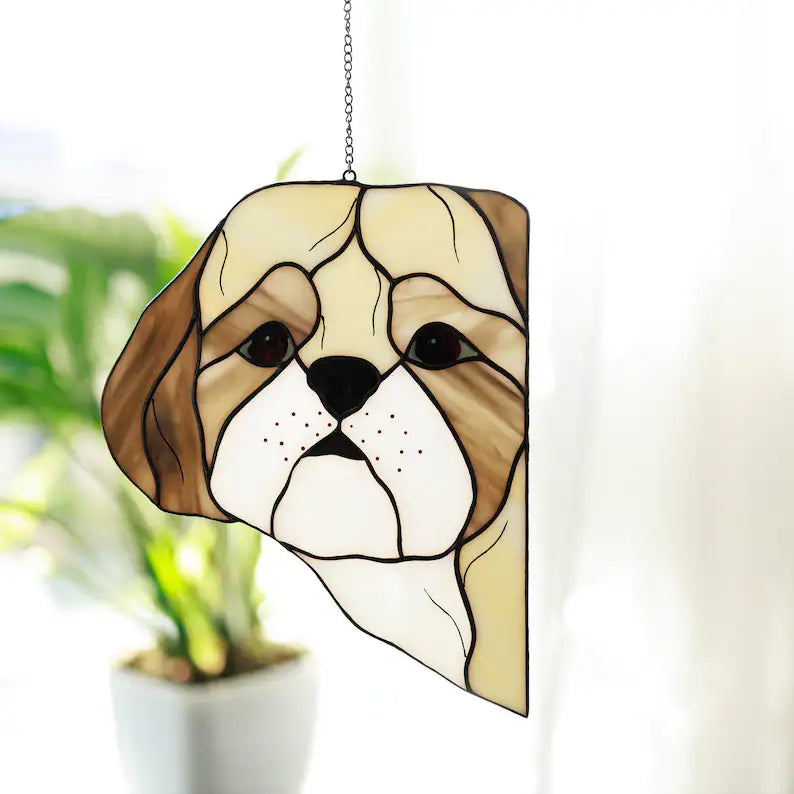 Shih Tzu Dog Suncatcher