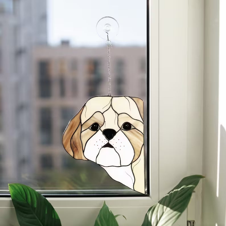 Shih Tzu Dog Suncatcher
