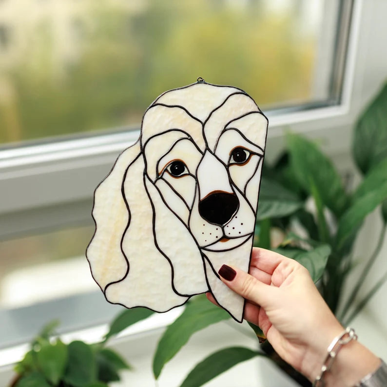 Poodles Dog Suncatcher
