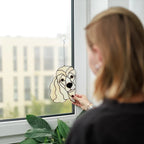 Stained Glass Poodle Suncatcher