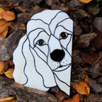 Stained Glass Poodle Suncatcher