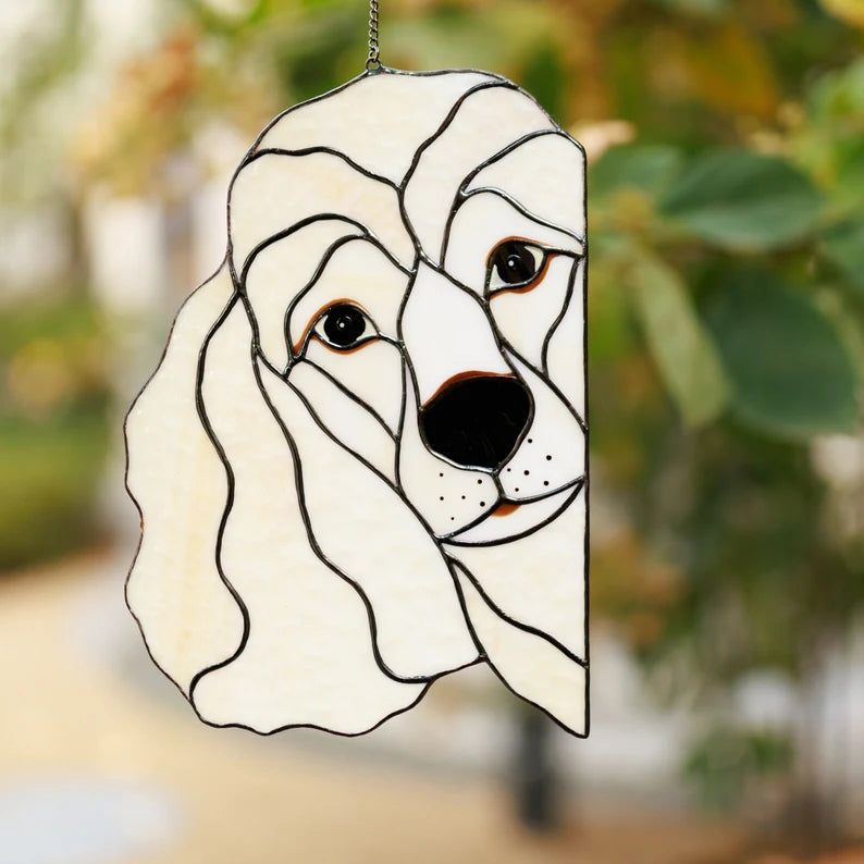 Poodles Dog Suncatcher