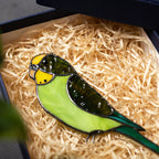 Stained Glass Parrot Suncatcher