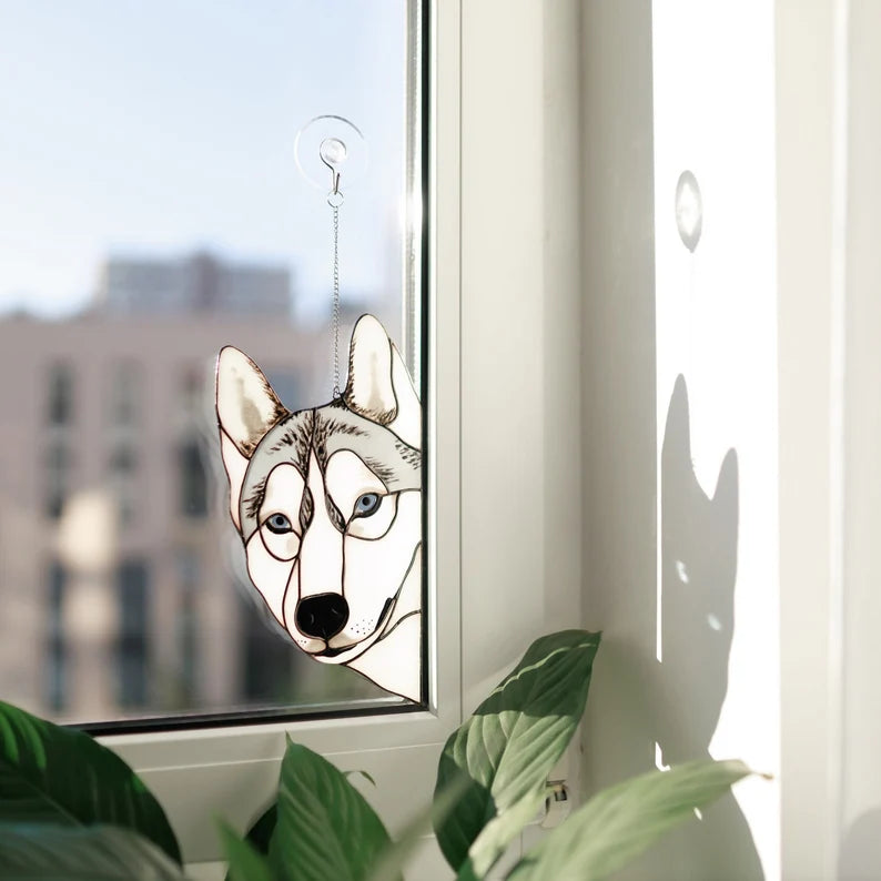 Husky Dog Suncatcher