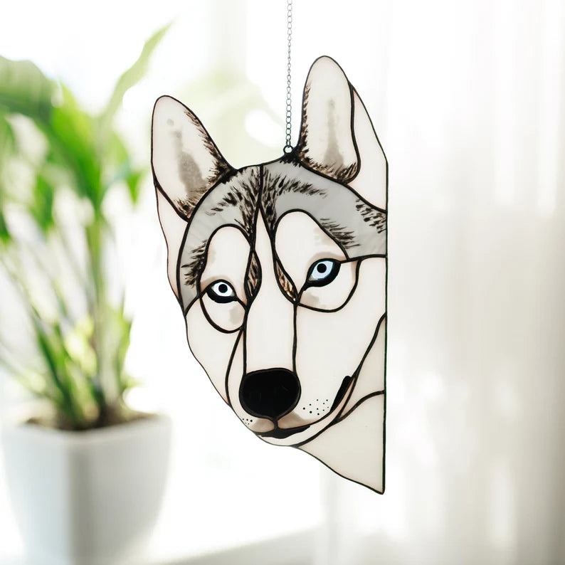 Husky Dog Suncatcher