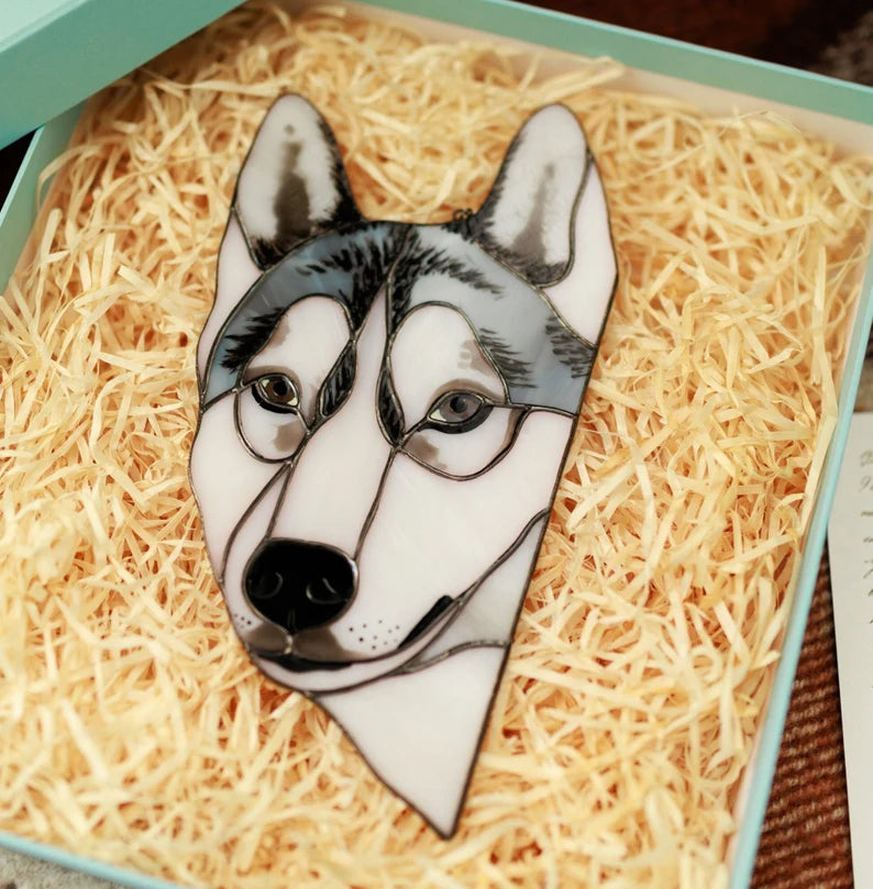Husky Dog Suncatcher