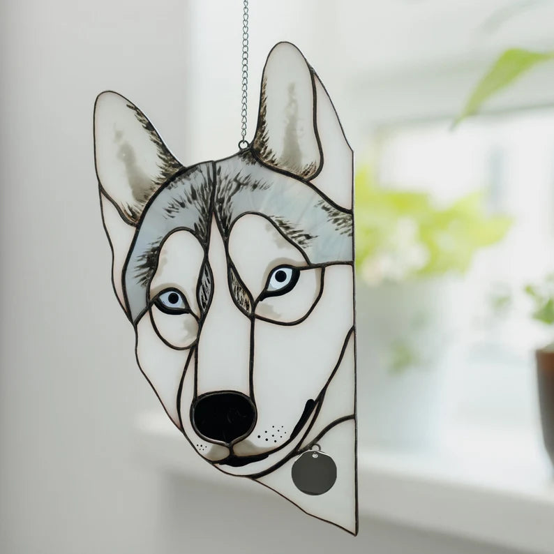 Husky Dog Suncatcher