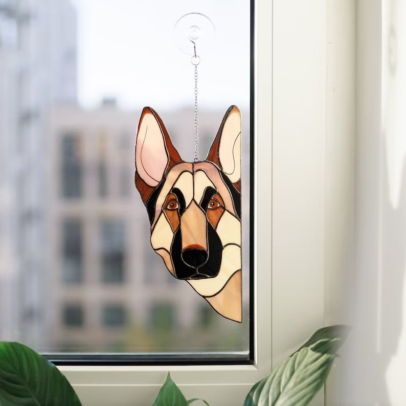 German Shepherd Dog Suncatcher