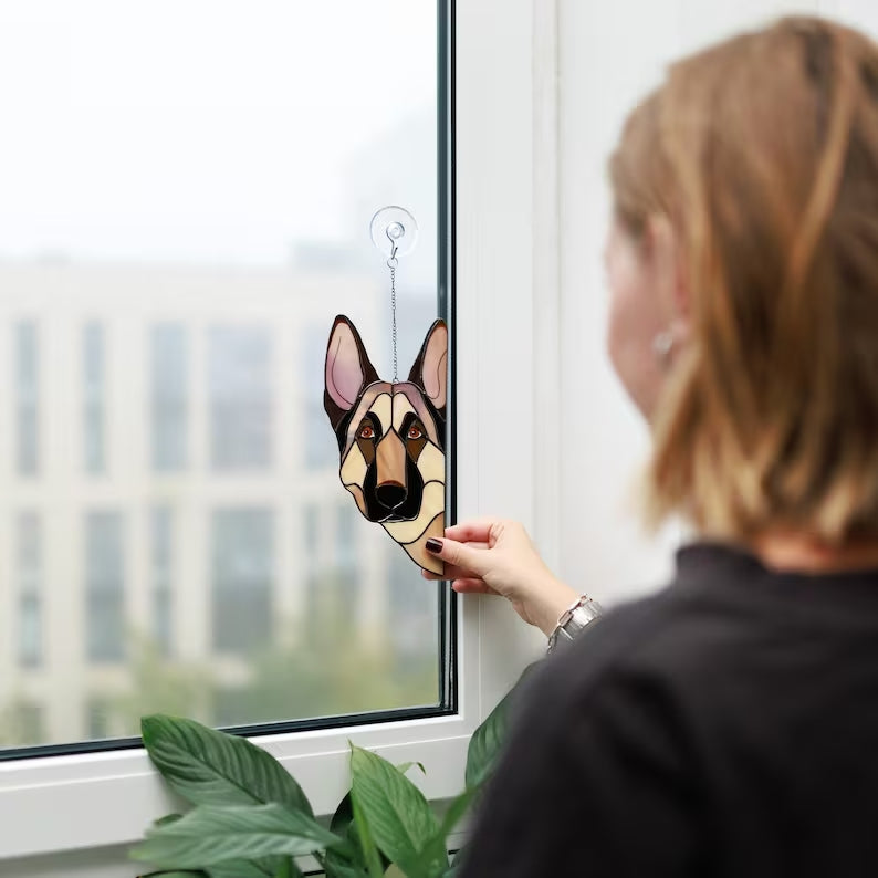 German Shepherd Dog Suncatcher
