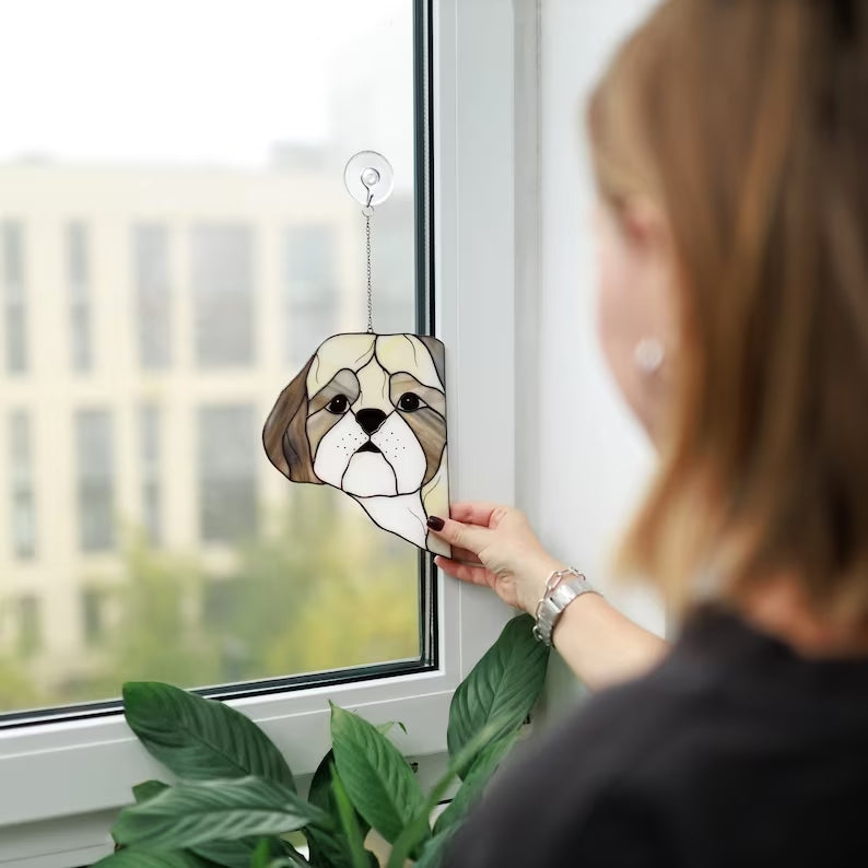 Shih Tzu Dog Suncatcher