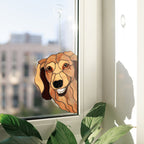 Longhair Dachshund Dog Suncatcher