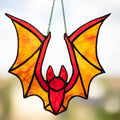 Orange Bat Suncatcher