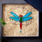 Stained Glass Dragonfly Suncatcher