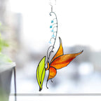 Stained Glass Butterfly Plant Stake