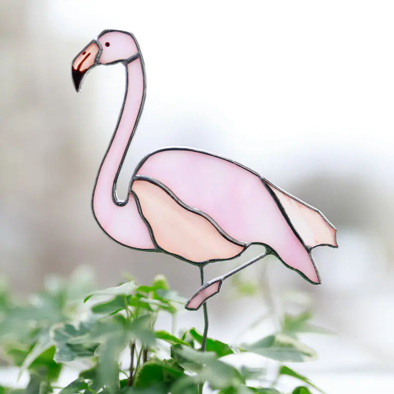 Flamingo Plant Stake