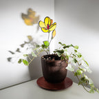 Stained Glass Orchids Flower Plant Stake