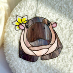 Hippo Moo Deng Suncatcher