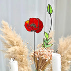 Poppies Stained Glass