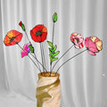 Poppies Stained Glass