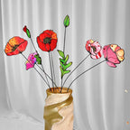 Poppies Stained Glass