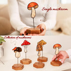 Mushroom Stained Glass Plant Stake