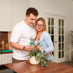 Handmade Stained Glass Water Lily Sunctcher Plant Stake July Birth Flower Gift for Mom