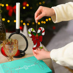Christmas Candy Cane Ornament – Sweet Tradition in Stained Glass