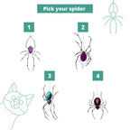 Spider Web Suncatcher Stained Glass: Halloween Indoor Decor & Halloween Gift