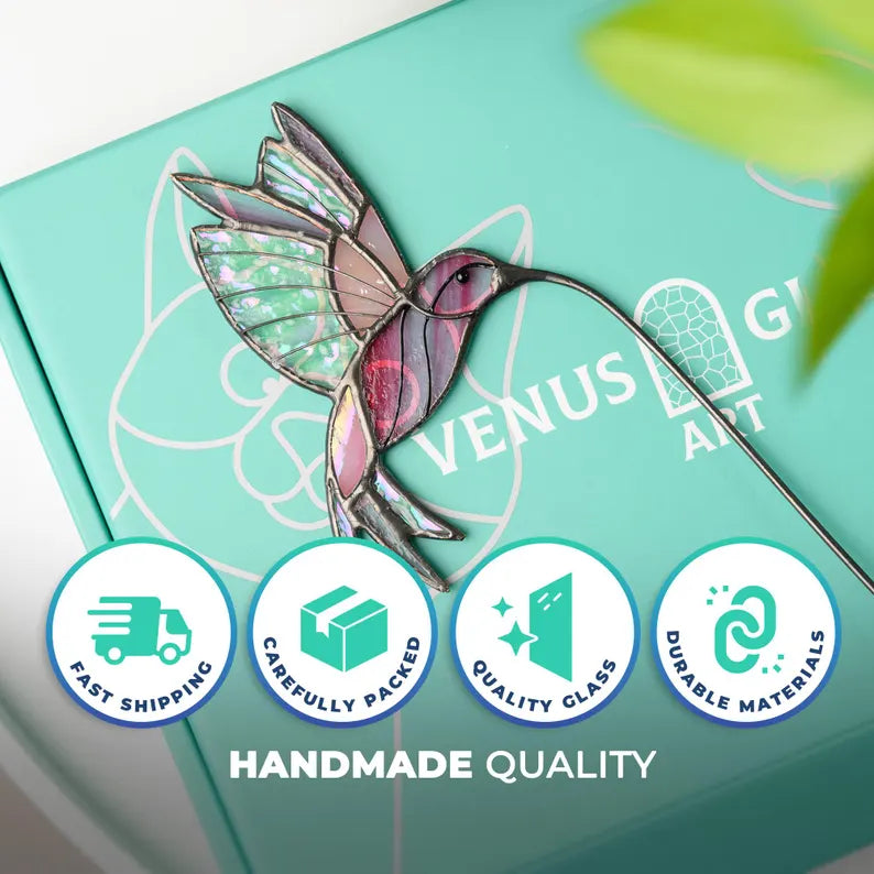 Hummingbird Plant Stake