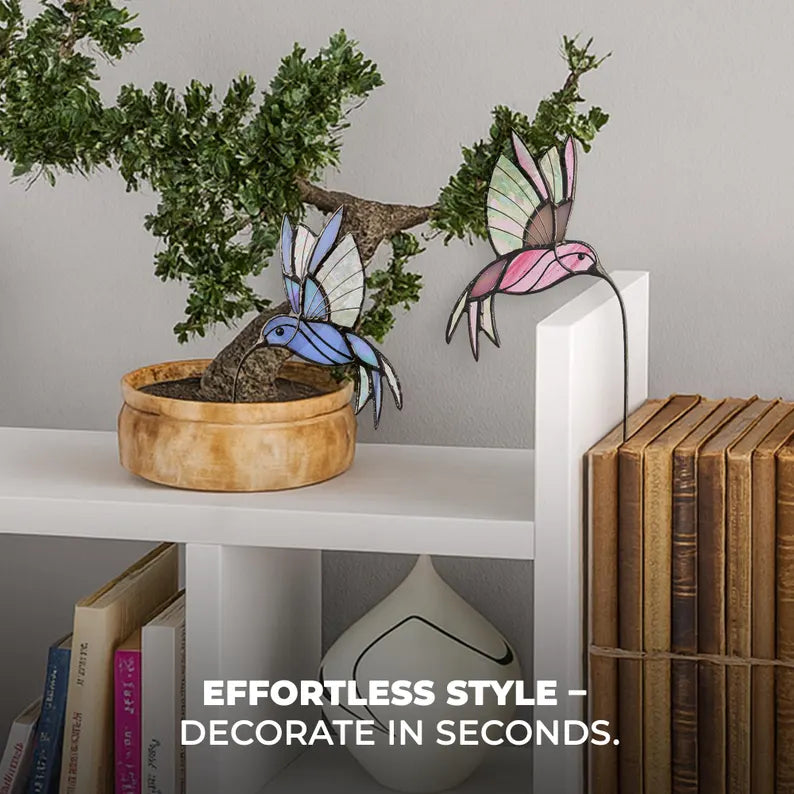 Hummingbird Plant Stake