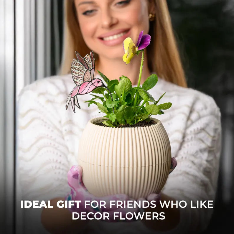 Hummingbird Plant Stake