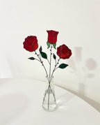 Stained Glass Rose Flower Bouquet