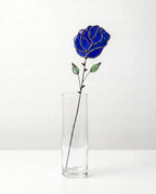 Stained Glass Rose Flower Bouquet