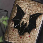 Halloween Black Bat Stained Glass Window Hanging Suncathcers Halloween Decor