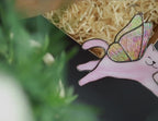 Stained Glass Flying Cat Suncatcher