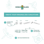 Stained Glass Peeking Dogs Window Hangings