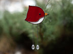 Round Bird Stained Glass
