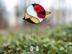 Round Bird Stained Glass