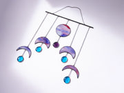 Moon Phase Hanging Suncatcher for Window and Wall