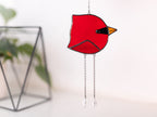 Round Bird Stained Glass