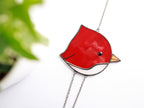 Round Bird Stained Glass