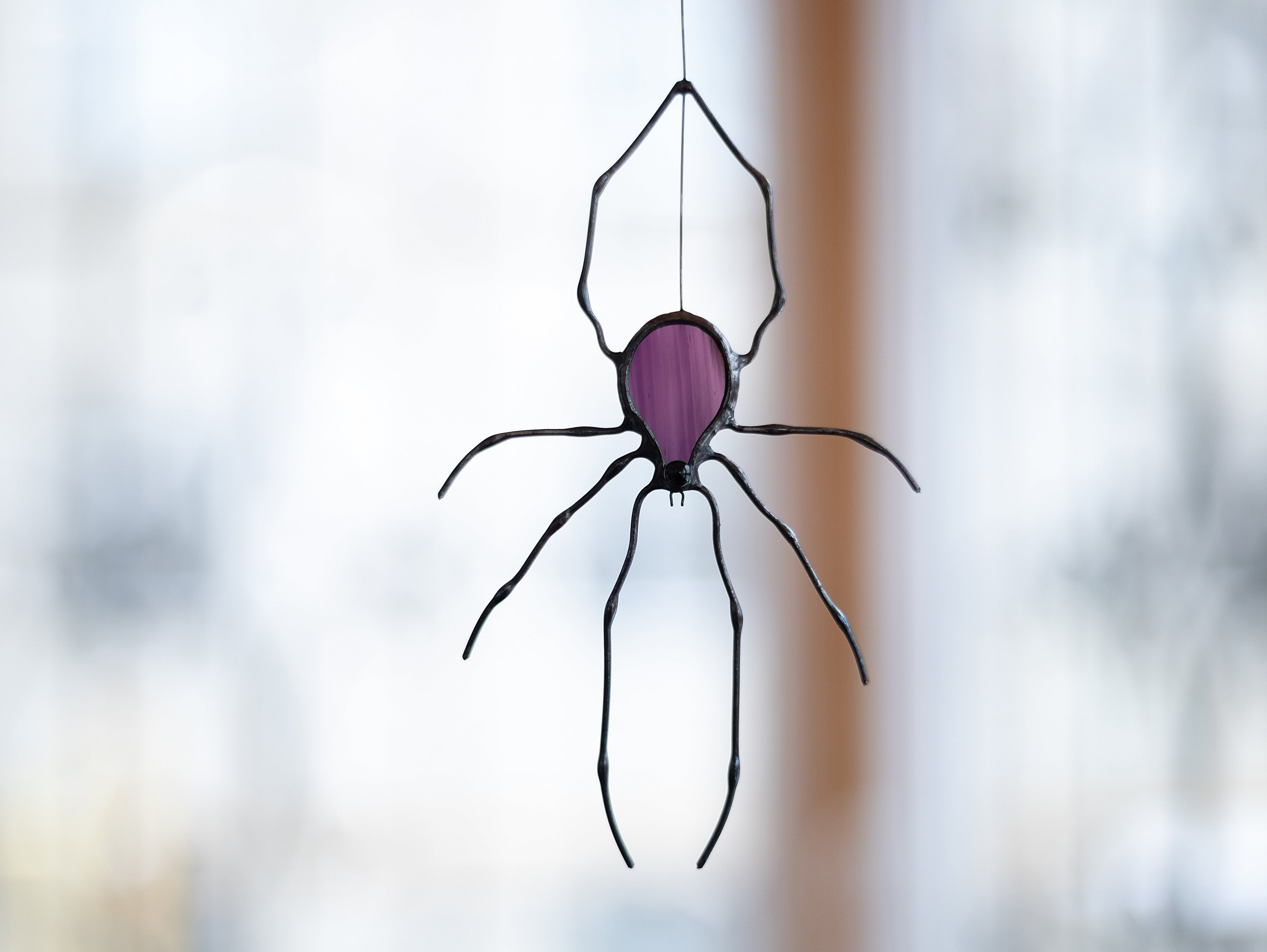 Stained Glass Window Hangings Spider decor