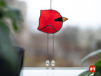 Round Bird Stained Glass