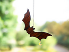 Stained Glass Bat Suncatcher Halloween decor indoor Bat Window hanhgings Horror decor