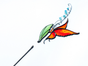 Stained Glass Butterfly Suncatcher & Plant Stake - Versatile & Elegant Home and Garden Decor