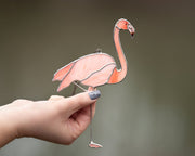 Pink Flamingo Suncatcher
