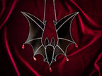 Halloween Stained Glass Bat Suncatcher - Spooky & Stylish Home Decor